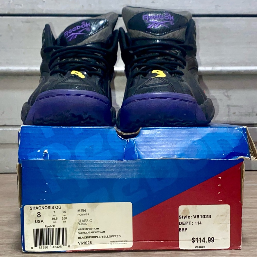 Mens reebok Shaqnosis og sneakers size 8 - Picture 11 of 11